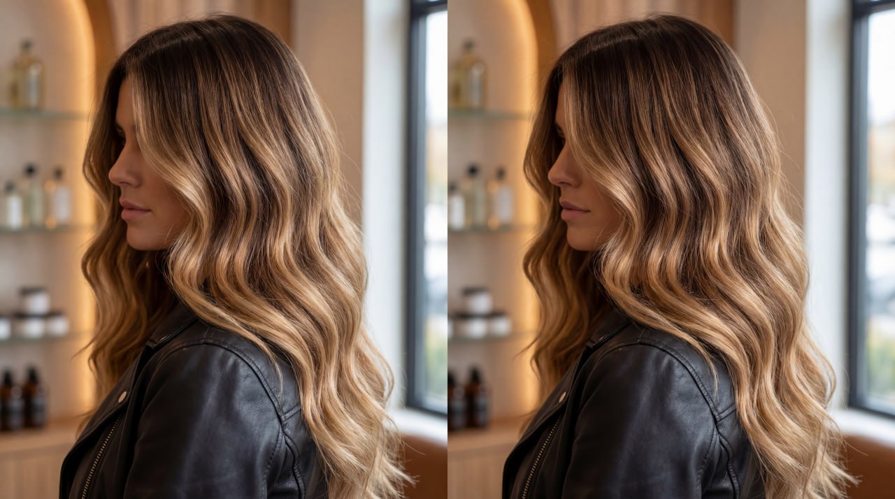 Balayage resultaat
